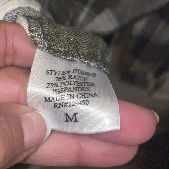 NWT Como Vintage long sleeve plaid flannel blouse size Medium - Picture 5 of 5